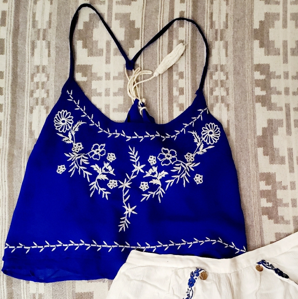Charlotte Russe Chiffon Tank